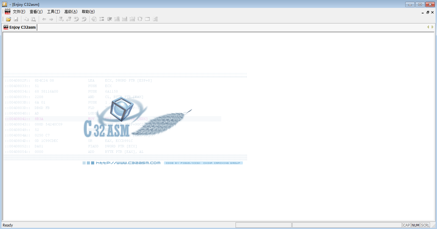 C32asm 静态反汇编软件